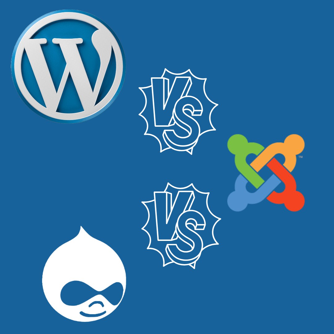 WordPress vs Joomla vs Drupal