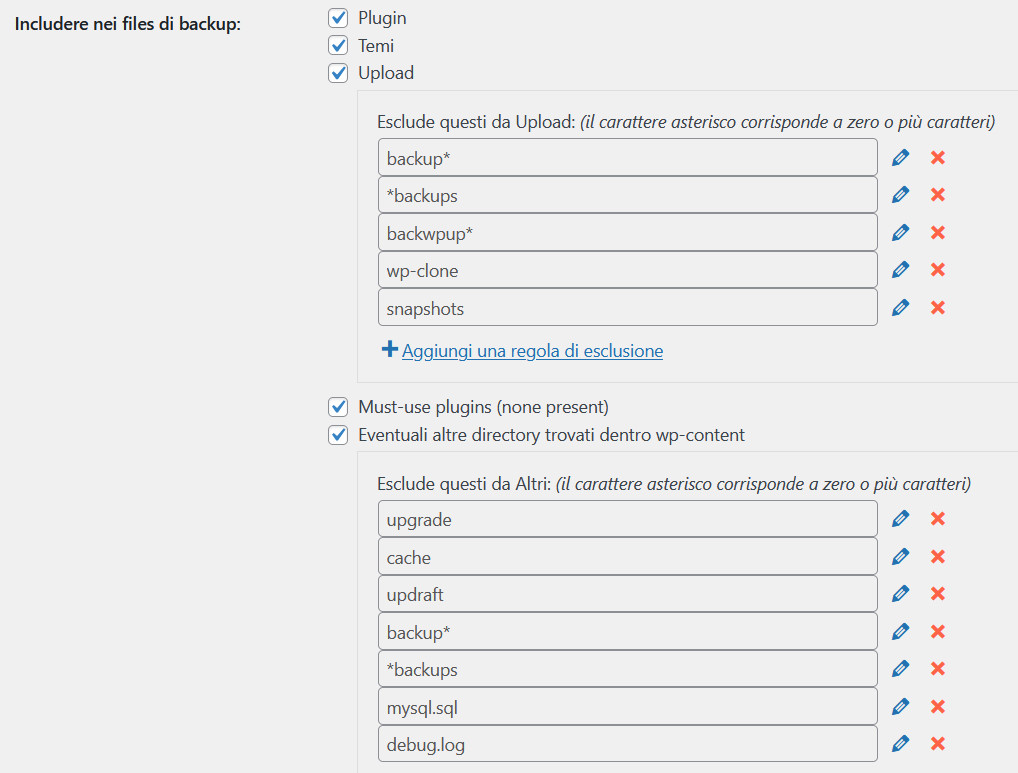 UpdraftPlus: Come creare un backup