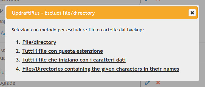 UpdraftPlus: Come creare un backup