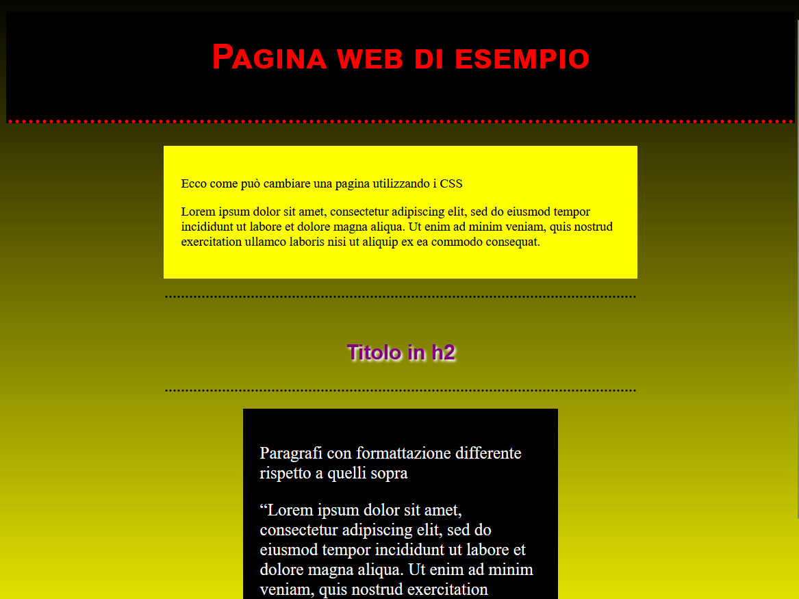 Guida al CSS