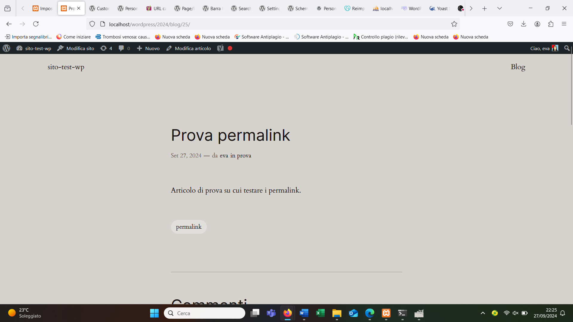 Cosa sono e come si modificano i permalink di WordPress