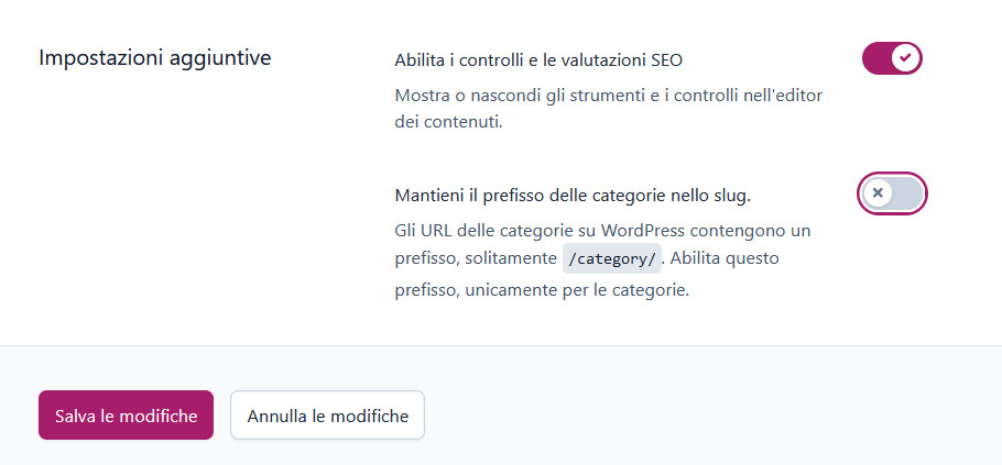 Cosa sono e come si modificano i permalink di WordPress