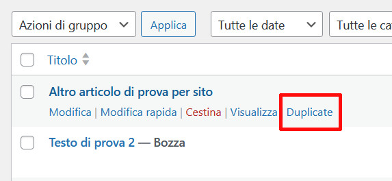 Duplicare pagine e articoli WordPress: la guida completa
